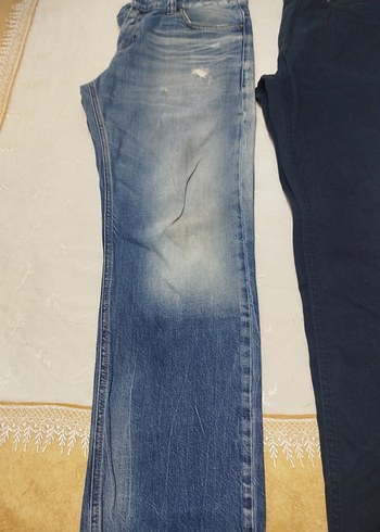 Erkek Günlük Kot Pantolonlar - Mavi Tonlar - Görsel 14