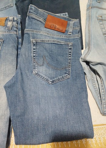 Erkek Günlük Kot Pantolonlar - Mavi Tonlar - Görsel 4