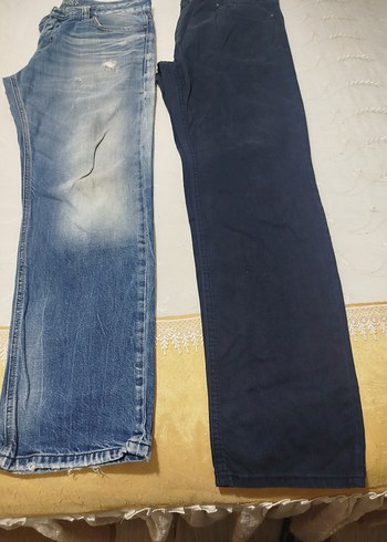 Erkek Günlük Kot Pantolonlar - Mavi Tonlar - Görsel 16