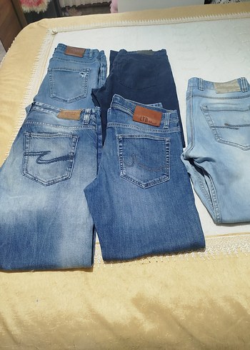 Erkek Günlük Kot Pantolonlar - Mavi Tonlar - Görsel 6