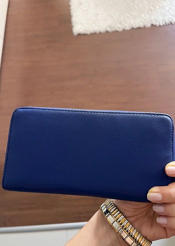 Tommy Hilfiger Tommy Hilfiger Mavi Deri Kadın Cüzdanı
