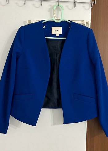 Mavi Kadın Blazer Ceket, Düğmeli, Uzun Kollu