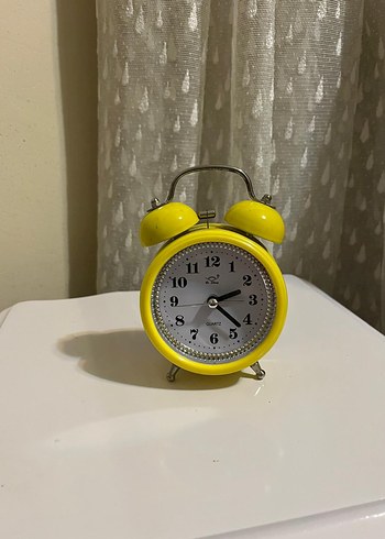 Sarı Vintage Çalar Saat - Görsel 2