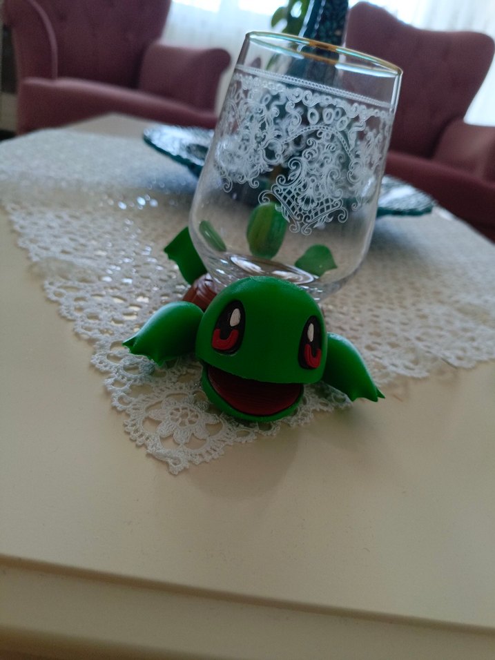Yeşil Kaplumbağa Bardak Altlığı - Görsel 2