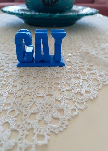  3D Baskı CAT Dekor  Minimal - Görsel 4