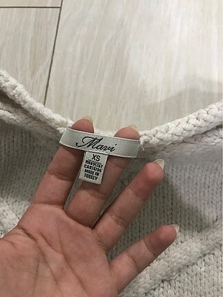 xs Beden Kışlık kazak mavi markalı