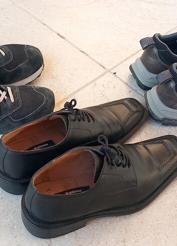 44 Beden çeşitli Renk hakiki deri ayakkabi ve skechers