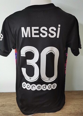 7 Yaş Beden çeşitli Renk PARİS Mbappe Neymar Messi Forma Şortlu