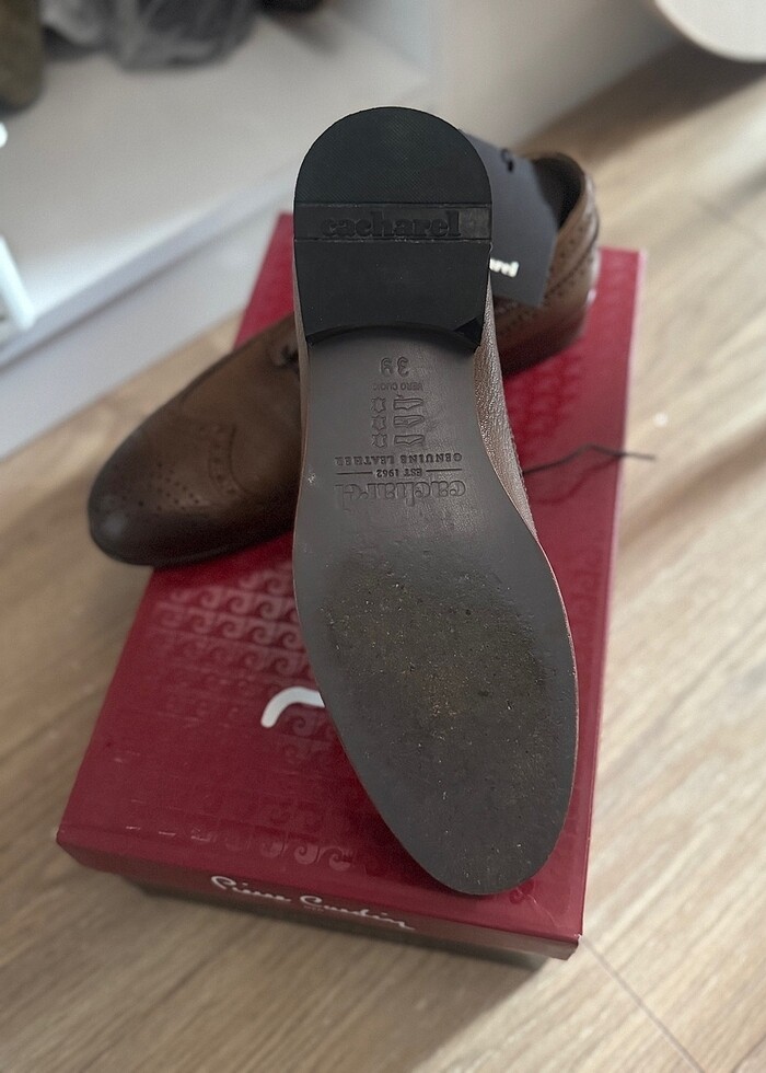 Hakiki deri erkek ayakkabısı - Görsel 3