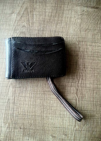 Kahverengi Baskılı Minimalist Erkek Cüzdan