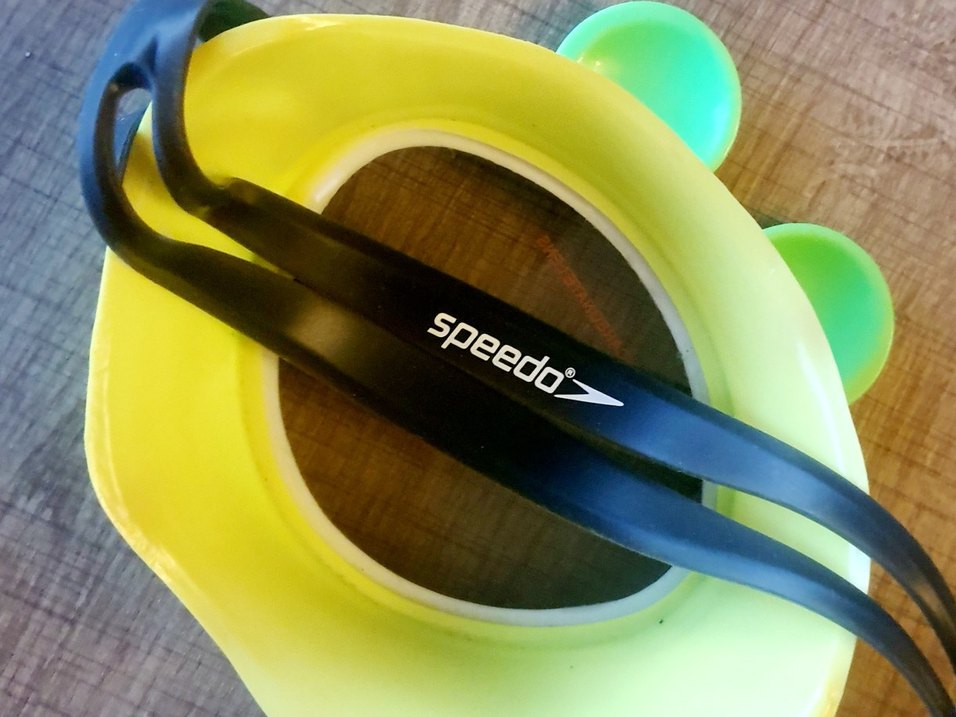 Speedo Kurbağa Tasarımlı Renkli Çocuk Yüzücü Maskesi - Görsel 4