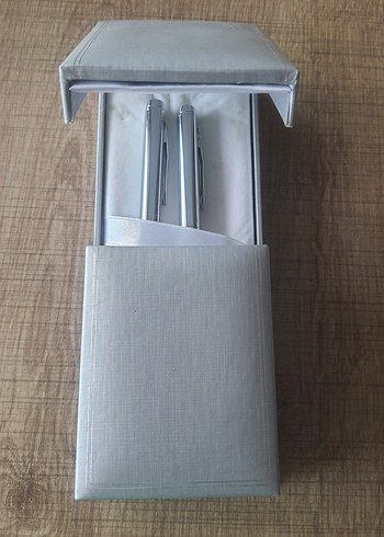STEELPEN VIP KROM TÜKENMEZ VE KURŞUN KALEM SETİ