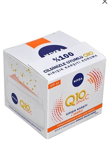 NIVEA Q10 PLUSH C KIRIŞIK KARŞITI + ENERJI +GUNES KORUMA