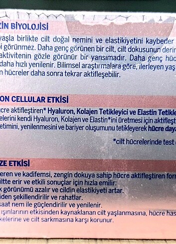  Beden Renk NIVEA HYALURON CELLULAR FILLER SPF30