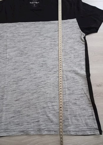 Gri Siyah Kısa Kollu Erkek Tişört - Görsel 4