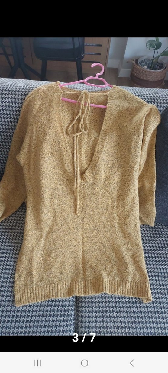 Dilvin Bej Kadın Örgü Yün Kazak - Görsel 5