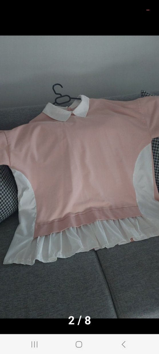 Pembe Uzun Kollu modeist Bluz&tunik 3XL - Görsel 2