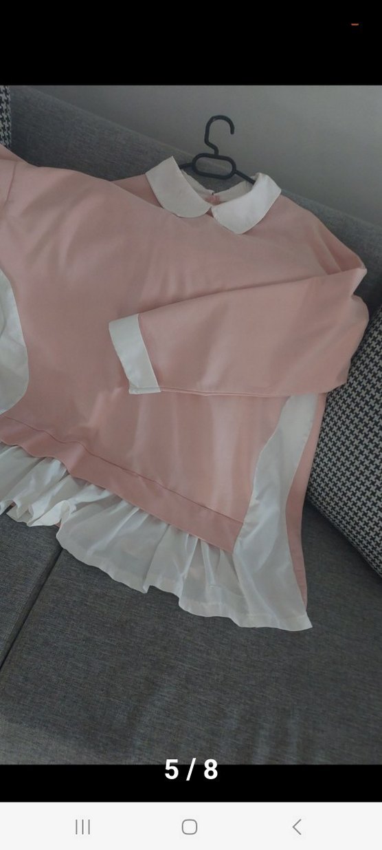 Pembe Uzun Kollu modeist Bluz&tunik 3XL - Görsel 5