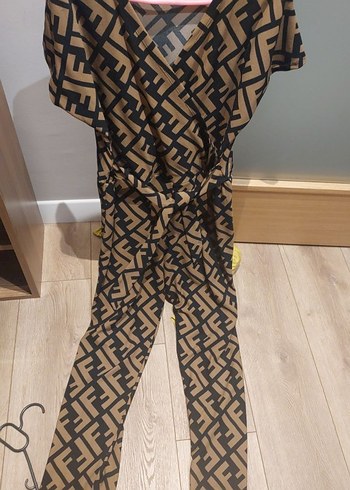 Parisli Bohem Uzun V Yaka Tulum - Görsel 7