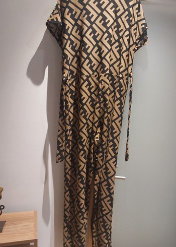 Parisli Bohem Uzun V Yaka Tulum - Görsel 5