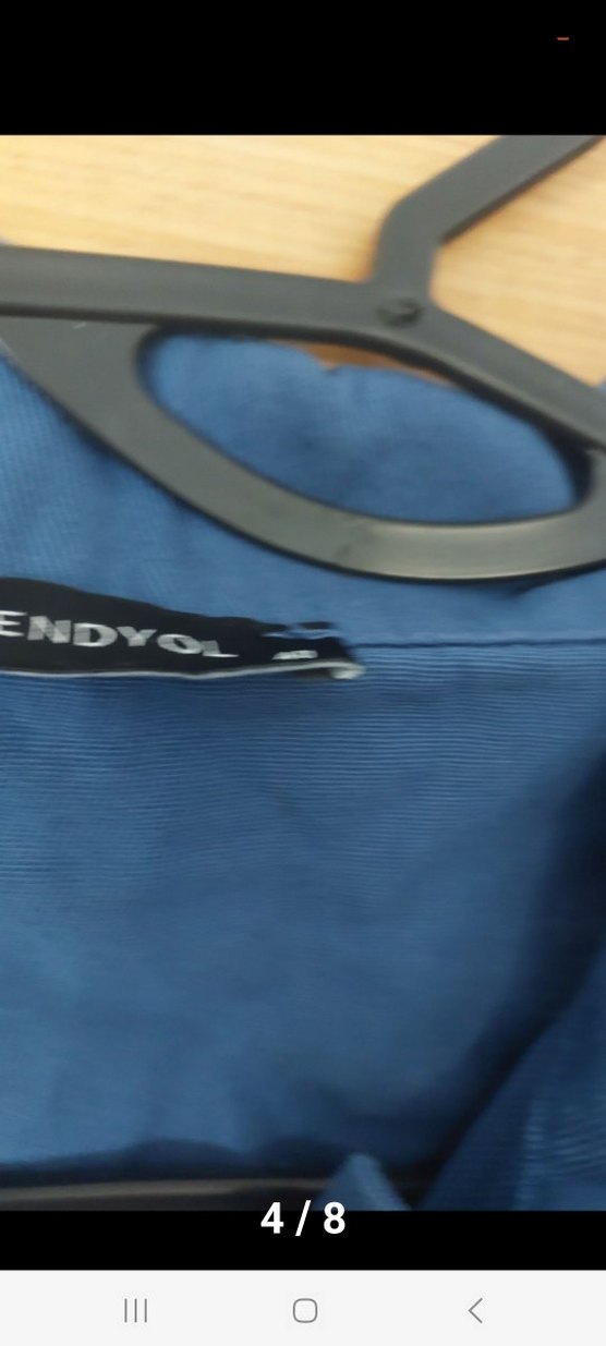 Kadın Kemerli Kolsuz Mavi Keten Tulum - Görsel 4