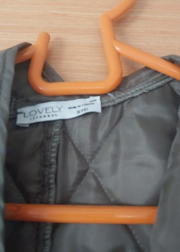 Düğmeli Kadın Uzun Kollu haki kapsonlu kapitoneCeket - Görsel 10