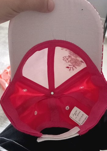 LC Waikiki Puantiyeli Pembe cocuk Spor Şapka