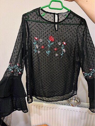 Primark Tül desenli bluz