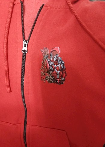 13-14 Yaş Beden Kapsonlu sweat ceket