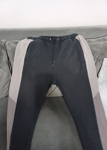 Gri ANTRASIT TONLARINDA  Erkek  Eşofman Altı - Görsel 2