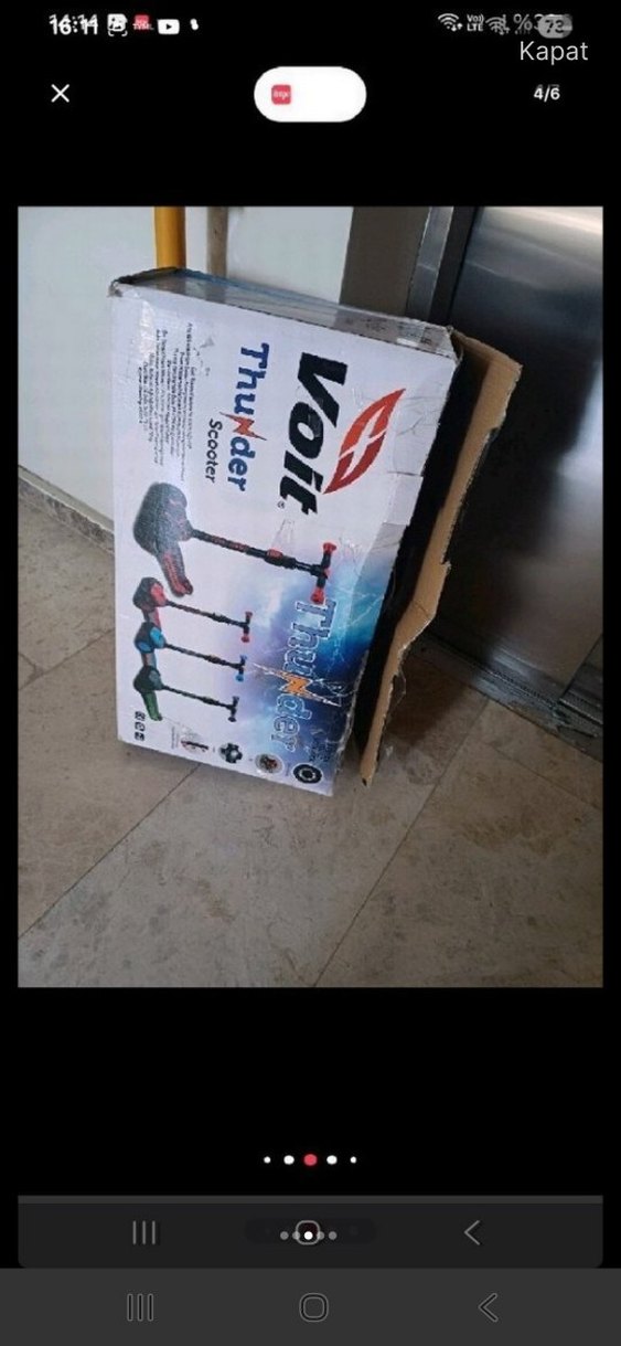 VOIT Mavi Çocuk Scooter'ı - Görsel 3