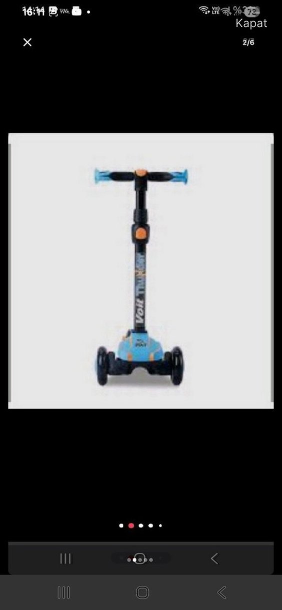 VOIT Mavi Çocuk Scooter'ı - Görsel 2