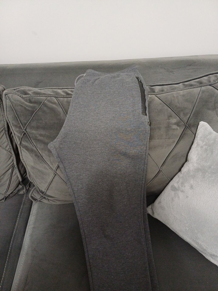 Fermuarlı Gri Erkek Eşofman Altı - Görsel 4