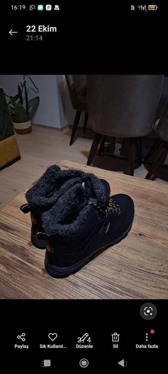 Lumberjack Siyah Erkek Outdoor Bot 
sifir ürün - Görsel 2