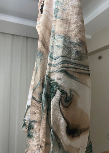 Bej Batik Desenli Gömlek - Görsel 3