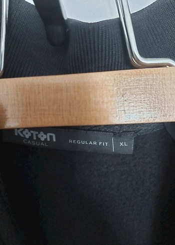xl Beden siyah Renk Düğmeli Siyah Erkek Sweatshirt