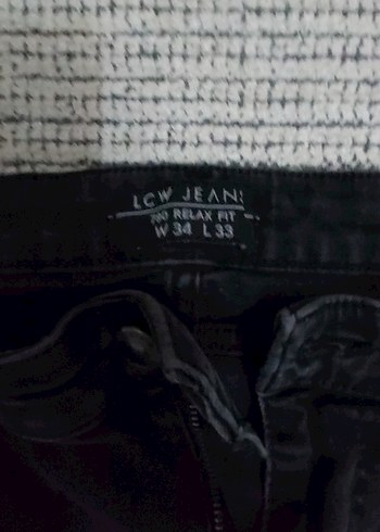 Erkek Siyah Regular Fit Denim Pantolon - Görsel 5