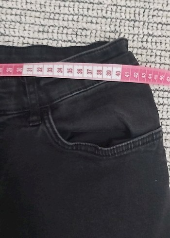 Erkek Siyah Regular Fit Denim Pantolon - Görsel 7