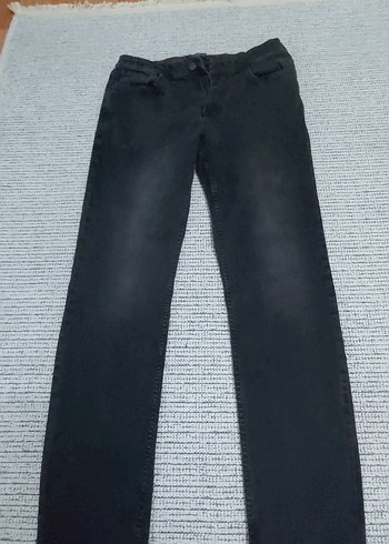 Erkek Siyah Regular Fit Denim Pantolon - Görsel 4