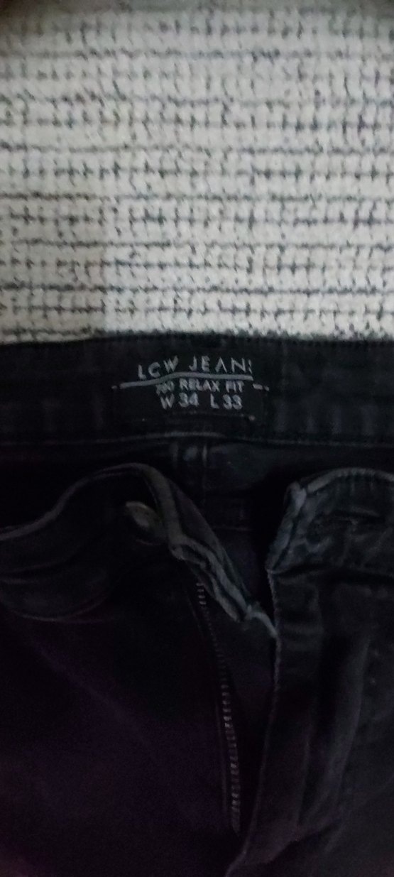 Erkek Siyah Regular Fit Denim Pantolon - Görsel 5