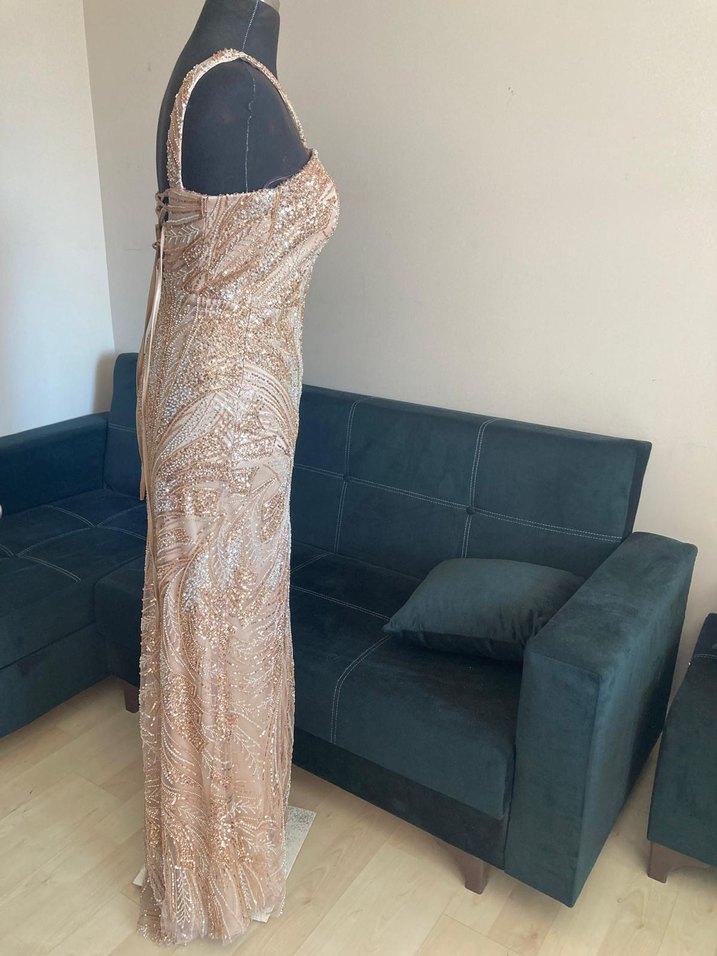 pul payetli abiye - Görsel 2