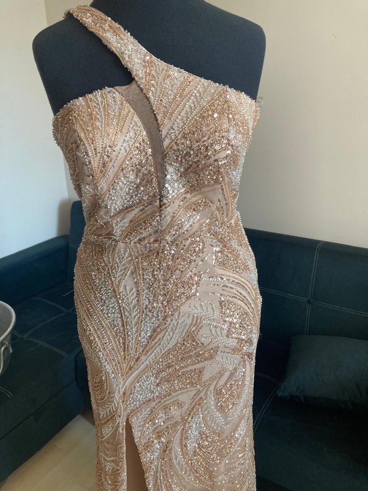 pul payetli abiye - Görsel 3