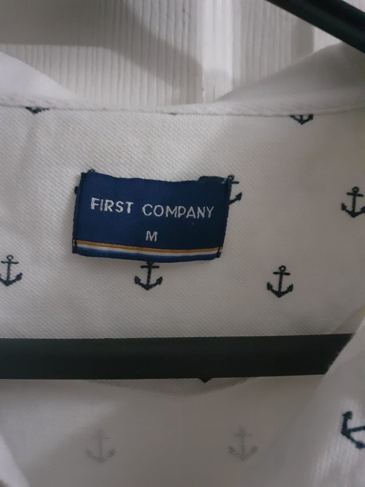 Düğmeli Yakalı Erkek Beyaz Polo Tişört - Görsel 4