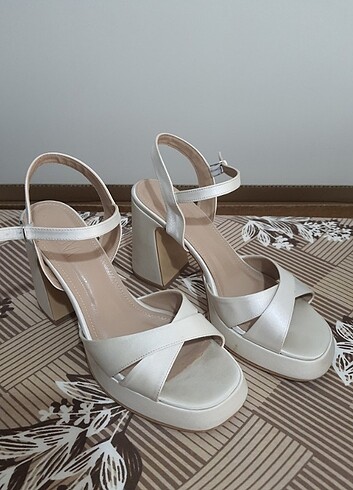 Diğer Luvi shoes saten platform ayakkabı