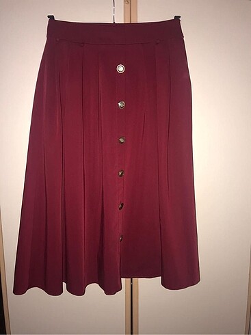 Bordo uzun etek