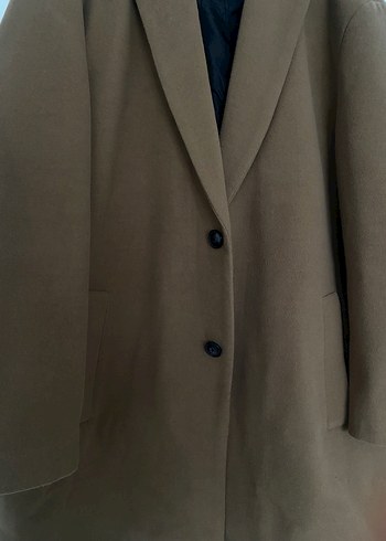 Bej Midi Kadın Kaban - Görsel 3