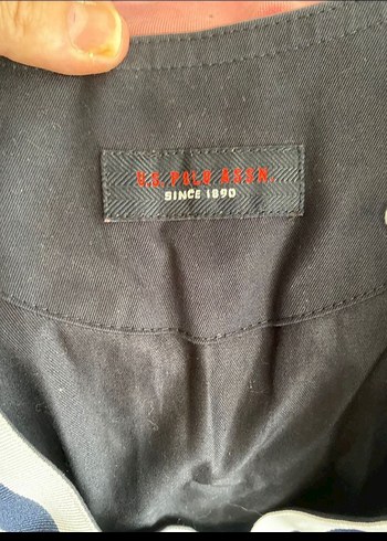 U.S Polo Assn. Lacivert V Yakalı Pilili Midi Elbise