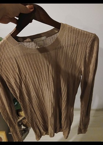s Beden camel Renk H&M İnce Kazak