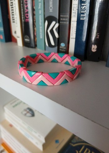 Elastik Porselen Kaplama Zigzag Bileklik - Görsel 8