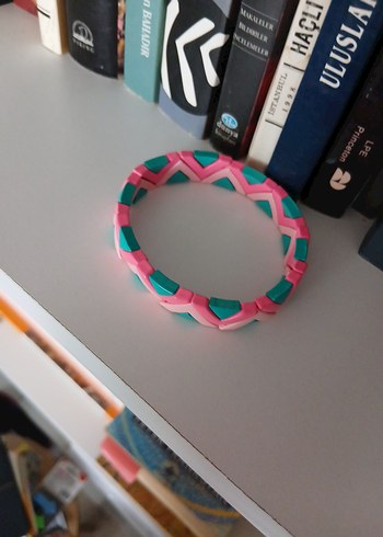 Elastik Porselen Kaplama Zigzag Bileklik - Görsel 7